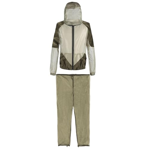 Runkoyea Outdoorbekleidung - Fliegendichte Atmungsaktive Mesh Kleidung,Faltbarer Schutz Einstellbare Passform Kleidung Für Garten Wandern Angeln Reisen von Runkoyea