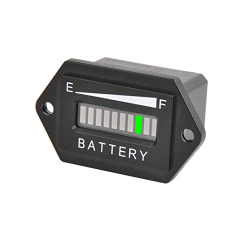 Runleader 36V LED Batteriestandsanzeige,Programmierbare Batterieladeanzeige für Blei-Säure-Trojaner LiFePO4 AGM GEL,Wasserdichtes Design für Golf Cart Gabelstapler Rasenmäher Runleader 36V LED Batteriestandsanzeige,Programmierbare Batterieladeanzeige für Blei-Säure-Trojaner LiFePO4 AGM GEL,Wasserdichtes Design für Golf Cart Gabelstapler Rasenmäher von Runleader