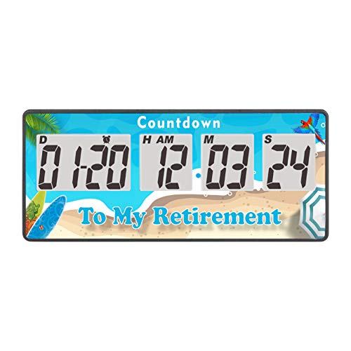 Runleader Digital 9999 Days Events Timer, Countdown- und Countdown-Verfolgung, Anzeige der Hintergrundbeleuchtung, Herunterfahren des Benutzers für die Hochzeit im Ruhestand X’MAS Lab Sport Cooking von Runleader