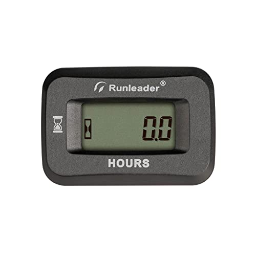 Runleader RL-HM057ADH2 Digitaler Betriebsstundenzähler, geeignet für DC5V bis 60V betriebene Maschinen. von Runleader