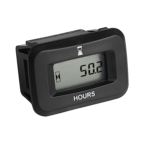 Runleader RL-HM057ADH1 Digitaler Betriebsstundenzähler, geeignet für DC5V bis 60V betriebene Maschinen. von Runleader
