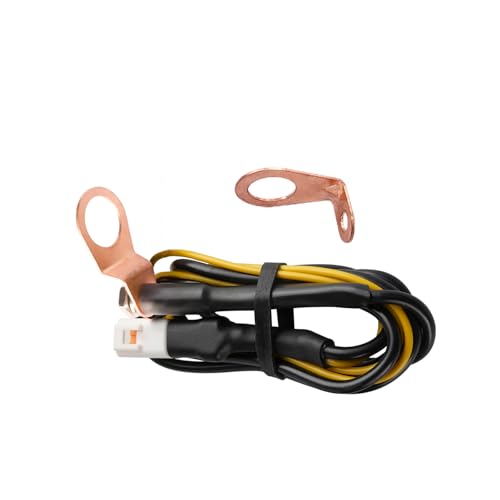 Runleader TS015 Motortemperatursensor mit Drehzahlsignalkabel, Temperaturbereich: -20 °C bis 220 °C (-4 °F bis 428 °F), wasserdichtes Design für Rasenmähergenerator, Motorrad, ATV usw. von Runleader