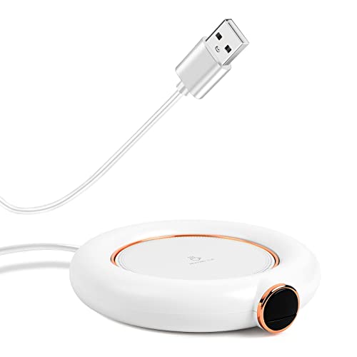 Runmeihe Kaffeetassenwärmer USB Elektrische Tasse mit automatischer Temperaturregelung für Büro Schreibtisch von Runmeihe