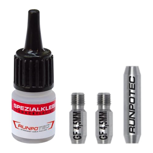 Runpotec Reparatur-Set für Durchmesser 4,5 mm, Gewinde RTG, Durchmesser 6 mm, 20250 von Runpotec