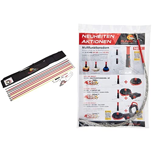 Runpotec Runposticks Comfort Set 19-teilig, 10020 & 20274 Kabelziehstrumpf RUNPO Z D.9-15 mm von Runpotec
