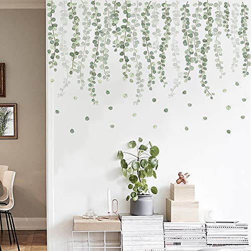 Runtoo Wandtattoo Hängende Reben Wandsticker Ranke Pflanzen Eukalyptus Blätter Wandaufkleber Wohnzimmer Kinderzimmer Schlafzimmer Wanddeko Runtoo Wandtattoo Hängende Reben Wandsticker Ranke Pflanzen Eukalyptus Blätter Wandaufkleber Wohnzimmer Kinderzimmer Schlafzimmer Wanddeko von Runtoo