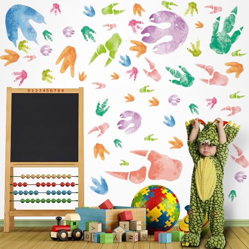 Runtoo Wandtattoo Dinosaurier Fußabdrücke Wandsticker Dino Bunt Aquarell Baby Wandaufkleber Kinderzimmer Babyzimmer Mädchen Junge Schlafzimmer Wanddeko Runtoo Wandtattoo Dinosaurier Fußabdrücke Wandsticker Dino Bunt Aquarell Baby Wandaufkleber Kinderzimmer Babyzimmer Mädchen Junge Schlafzimmer Wanddeko von Runtoo