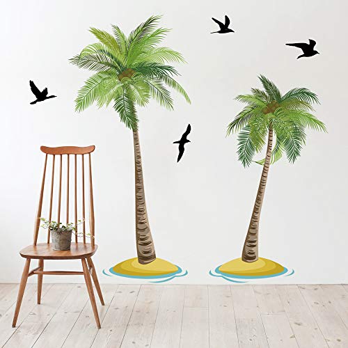 Runtoo Wandtattoo Palme Wandsticker Baum Wandaufkleber Kinderzimmer Wohnzimmer Schlafzimmer Runtoo Wandtattoo Palme Wandsticker Baum Wandaufkleber Kinderzimmer Wohnzimmer Schlafzimmer von Runtoo