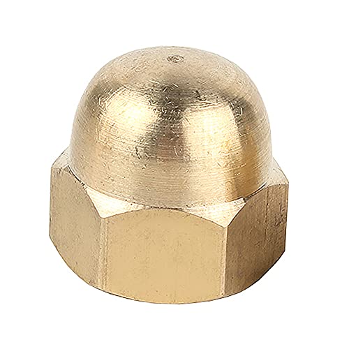 Runxingfu Kuppelmuttern - M3 M4 M5 M6 M8 M10 M12 M16 M20 Metall Kupfer Sechskant Hutmuttern Sechskant Kuppelschraube Mutter Schutzabdeckung Schrauben Kappen von Runxingfu