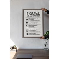 Lustiges Büro Poster - Witzige Büroregeln Wanddeko Geschenk Für Kollegen & Coworker Humor Homeoffice Deko Lustiges Büro Poster - Witzige Büroregeln Wanddeko Geschenk Für Kollegen & Coworker Humor Homeoffice Deko von RunyourWay