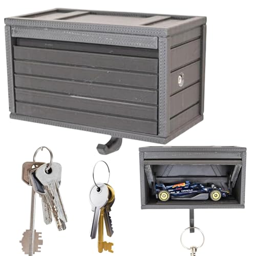 Auto-Garagen-Schlüsselhalter mit Tür zum Öffnen, lustiger 3D-gedruckter Schlüssel-Organizer für Wand, Schlüssel-Organizer Wa/ll Mou/nt, einfache Installation, interaktive Lösung, robustes Material Auto-Garagen-Schlüsselhalter mit Tür zum Öffnen, lustiger 3D-gedruckter Schlüssel-Organizer für Wand, Schlüssel-Organizer Wa/ll Mou/nt, einfache Installation, interaktive Lösung, robustes Material von Ruojiar