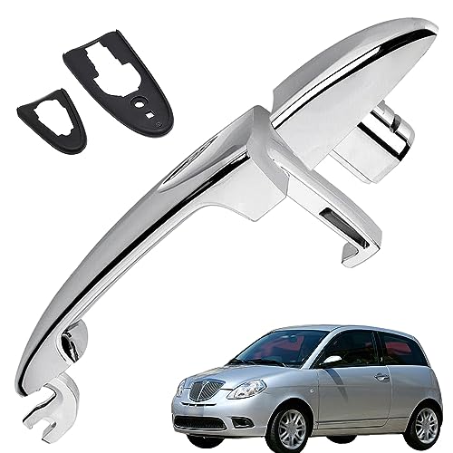 Ruolin Außentürgriff Auto, Auto Türgriff Verchromt Türgriff-Ersatzkit Kompatibel mit Lancia Ypsilon 2003-2011 von Ruolin