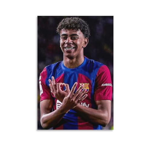 Ruoshuo Lamine Yamal Poster, cooler professioneller Fußballspieler-Druck, Fotokunst, Malerei, Leinwand, Zuhause, moderne Dekoration, Wandbild für Wohnzimmer Ruoshuo Lamine Yamal Poster, cooler professioneller Fußballspieler-Druck, Fotokunst, Malerei, Leinwand, Zuhause, moderne Dekoration, Wandbild für Wohnzimmer von Ruoshuo