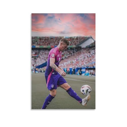 Toni Kroos Poster, Mittelfeldspieler-Poster, Gemälde, Leinwand, Wandkunst, Wohnzimmer-Poster, Gemälde, 40 x 60 cm Toni Kroos Poster, Mittelfeldspieler-Poster, Gemälde, Leinwand, Wandkunst, Wohnzimmer-Poster, Gemälde, 40 x 60 cm von Ruoshuo