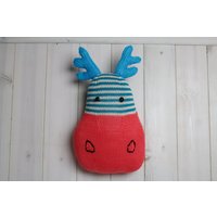 Marvellous Marvin Der Moose - Handgestrickte Tierleid-Freie Elchkopf-Wanddekoration von RupertsHouse