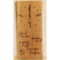 Gravierte Wanduhr Mit Bilder Und Text Gravierte Wanduhr Mit Bilder Und Text von RupprechtLaserDesign