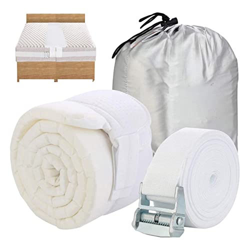 Keilkissen von Unir Breit, Konvertierungsbrücke für Einzelbett zu Doppelbett, Matratzenanschluss und Haltegurt für bequemes Gästebett von Rurunklee