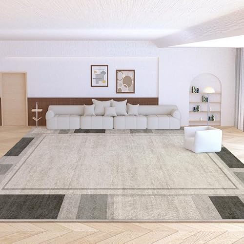 Rururug Teppich Wohnzimmer 110 x 150 cm Waschbar mit Anti Rutsch Unterseite, für Küche, Flur, Badezimmer, Schlafzimmer und Büro geeignet Abstrakter Tintenstil grau Rururug Teppich Wohnzimmer 110 x 150 cm Waschbar mit Anti Rutsch Unterseite, für Küche, Flur, Badezimmer, Schlafzimmer und Büro geeignet Abstrakter Tintenstil grau von Rururug