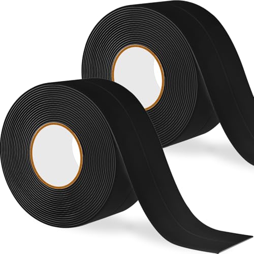Rusoz Dichtband Selbstklebend Wasserdicht Dusche, 2 Rollen Dichtungsband Selbstklebend Schwarz Selbstklebendes Dichtungsstreifen Sealing Tape Anti-schimmel 3.2mx38mm für Küche,Badezimmer,Toilette Rusoz Dichtband Selbstklebend Wasserdicht Dusche, 2 Rollen Dichtungsband Selbstklebend Schwarz Selbstklebendes Dichtungsstreifen Sealing Tape Anti-schimmel 3.2mx38mm für Küche,Badezimmer,Toilette von Rusoz