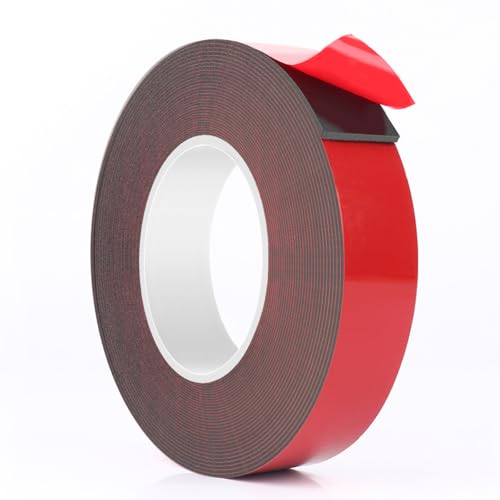 Rusoz Starkes Doppelseitiges Klebeband 15mm x 5m, Klebeband Doppelseitig Wasserdichtes für Wand und Streifen, Auto, Bürodekor Rusoz Starkes Doppelseitiges Klebeband 15mm x 5m, Klebeband Doppelseitig Wasserdichtes für Wand und Streifen, Auto, Bürodekor von Rusoz
