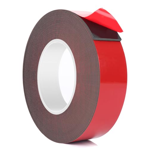 Rusoz Doppelseitiges Klebeband Extra Stark 20mm x 5m, Montageband Wasserdichtes Klebeband Doppelseitig Hitzebeständig für Auto, Heim Und Büro Rusoz Doppelseitiges Klebeband Extra Stark 20mm x 5m, Montageband Wasserdichtes Klebeband Doppelseitig Hitzebeständig für Auto, Heim Und Büro von Rusoz