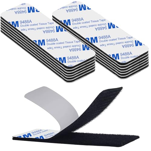 Rusoz Selbstklebend Extra Stark, 12 Paare Klebepads Doppelseitig Klettverschluss Selbstklebend Schwarz Rechteck 3cm x10 cm Klebepads klett Power Für Die Wohndekoration Rusoz Selbstklebend Extra Stark, 12 Paare Klebepads Doppelseitig Klettverschluss Selbstklebend Schwarz Rechteck 3cm x10 cm Klebepads klett Power Für Die Wohndekoration von Rusoz