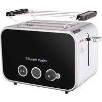 RUSSELL HOBBS Toaster "Distinctions Schwarz 26430-56", 2 kurze Schlitze, für 2 Scheiben, 1600 W von Russell Hobbs