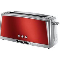 RUSSELL HOBBS Toaster "Luna Solar Red 23250-56", 1 langer Schlitz, für 2 Scheiben, 1420 W von Russell Hobbs