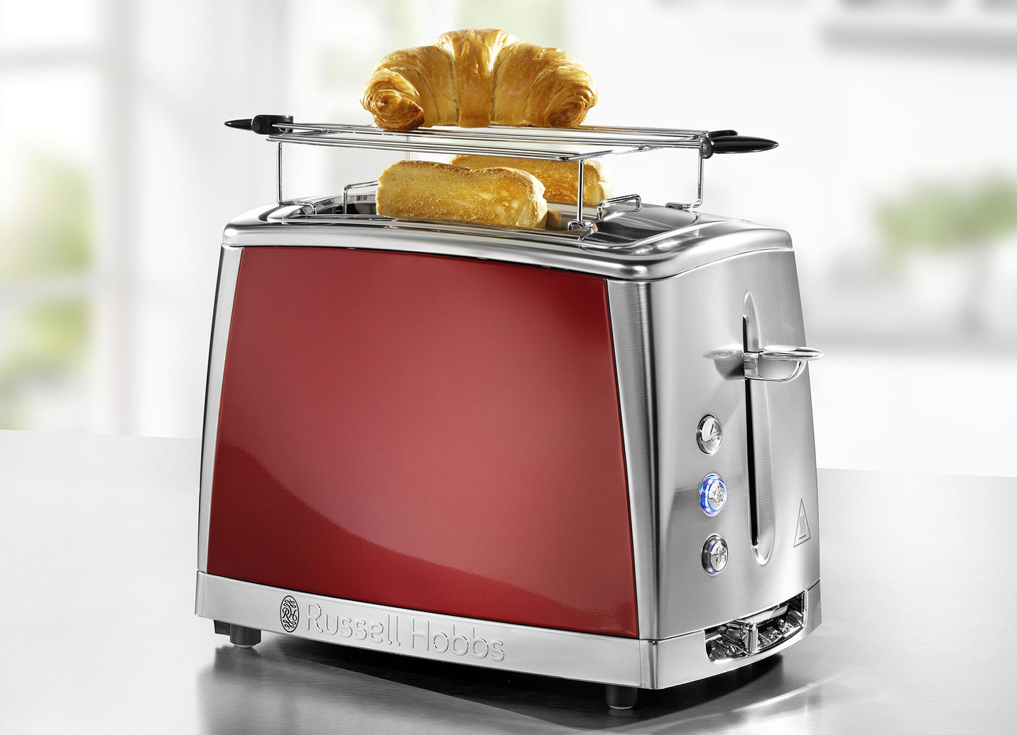 Russel Hobbs Frühstücksserie Luna, Toaster, Rot von Russell Hobbs