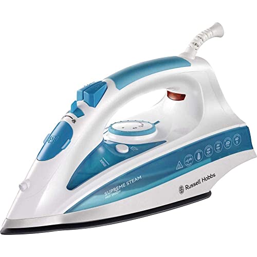 Russell Hobbs Dampfbügeleisen [2600W, 210 g Extra-Dampfstoß] Bügeleisen (300ml Wassertank, Keramik-Bügelsohle, Selbstreinigungs- & Sprühwasserfunktion, Antikalk & Tropfstopp, 70 g/min Dampf) 20562-56 von Russell Hobbs
