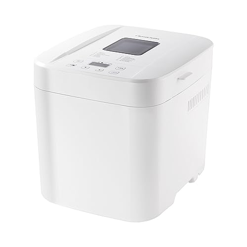 Russell Hobbs Brotbackautomat [12 Programme, 3 Bräunungsstufen] Kompakt (Timer, 750 & 1.000 g, Warmhaltefunktion, antihaftbeschichtete Backform, auch für Marmelade & Kuchen geeignet) 27260-56 von Russell Hobbs