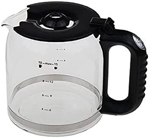 Russell Hobbs Ersatzglaskanne[für Kaffeemaschine Retro rot, schwarz, creme, 21702-56, 21701-56 21700-56] Kaffeekanne Glas für Filterkaffeemaschine 700025 von Russell Hobbs