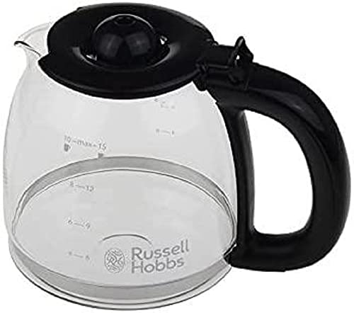 Russell Hobbs Ersatzglaskanne [für Kaffeemaschine Adventure 24010-56 & Colours+ Digital 24031-56, 24033-56, 24034-56 & Victory 24030-56] Kaffeekanne Glas für Filterkaffeemaschine 700214 von Russell Hobbs