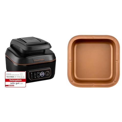 Russell Hobbs Heißluftfritteuse Set: XL 5,5l Multi [AirFryer & Grill & Multikocher] SatisFry 26520-56 + Ersatzteil Kochtopf XL 5,5l [für SatisFry Multikocher Airfryer & Grill 26520-56] N700636 von Russell Hobbs