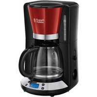 Russell Hobbs Kaffeeautomat 24031-56 rot schwarz Kunststoff Glas B/H/T: ca. 21x35x24 cm von Russell Hobbs