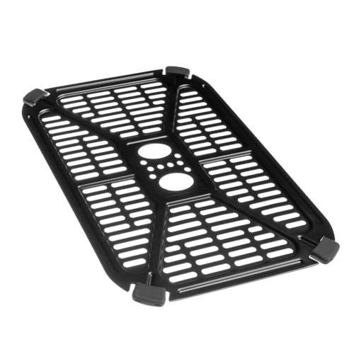 Russell Hobbs Grillplatte links inkl. Gummifüße für Heißluftfritteuse [für SatisFry Airfryer 9l 27681-56] für kusprig-krosse Ergebnisse, spülmaschinengeeignet, Ersatzteil, Zubehör N700760 von Russell Hobbs