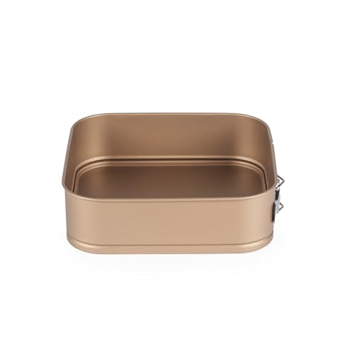 Russell Hobbs Opulenze Quadratische Springform - 24cm Antihaftbeschichtete Kuchenform Mit Losem Abnehmbarem Boden, Kohlenstoffstahl, Auslaufsicher, PFOA-Frei, Ofenfest bis 220°C von Russell Hobbs