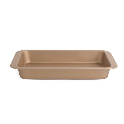 Russell Hobbs RH01689GEU7 Opulence Bräter - 36cm Antihaft tiefer Ofenbackform, Kohlenstoffstahl, leicht zu reinigen, PFOA-frei, Robust Und Langlebig, Fleisch und Gemüse, und Backen von Brownies von Russell Hobbs