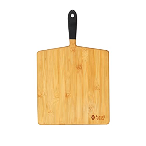 Russell Hobbs Opulence Bambus Schneidebrett, Robustes Holz Küchenbrett, Paddelform, Frühstücksbrett, Brotbrett, Charcuterie- & Servierbrett, Nachhaltig, Langlebig und Umweltfreundlich von Russell Hobbs