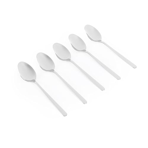 Russell Hobbs RH03432EU7 Teelöffel 6er Set – Wiener Edelstahl Kaffeelöffel Besteck Set, Spiegelpoliertes Finish Besteck, Teelöffel Geschirr für zu Hause, Restaurant, Büro, Küche, spülmaschinenfest von Russell Hobbs