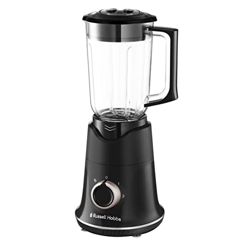 Russell Hobbs Standmixer [Blade-Boost-Technologie für besseres Mixergebnis] 1,5l BPA-freier Mixbehälter (Impulsfunktion, Edelstahlmesser, Deckel inkl. Messkappe, spülmaschinenfest) Smoothies 26710-56 von Russell Hobbs