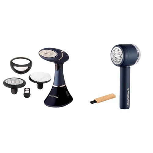 Russell Hobbs Wäschepflege-Set: Dampfglätter Bügeleisen Multi Steam Genie Pro Aroma 28041-56 + Fusselentferner [Leicht & Kompakt] Revive 27660-56 von Russell Hobbs
