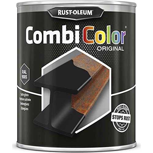 RUST-OLEUM 7375.0.25 Combicolor Original Spray, satin black-ral 9005 von Rust-Oleum