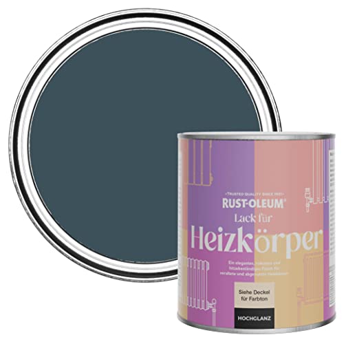 Rust-Oleum, dunkelblau Heizkörperfarbe, hitzebeständig, geruchsarm in Hochglanz Finish - Abendblau 750ML Rust-Oleum, dunkelblau Heizkörperfarbe, hitzebeständig, geruchsarm in Hochglanz Finish - Abendblau 750ML von Rust-Oleum