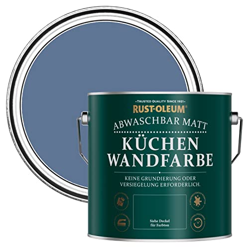 Rust-Oleum Abwaschbare Küchenwandfarbe in mattem Finish -Blauer Fluss 2.5L Rust-Oleum Abwaschbare Küchenwandfarbe in mattem Finish -Blauer Fluss 2.5L von Rust-Oleum