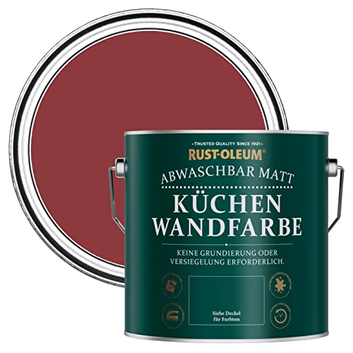 Rust-Oleum Abwaschbare Küchenwandfarbe in mattem Finish -Bordeaux 2.5L Rust-Oleum Abwaschbare Küchenwandfarbe in mattem Finish -Bordeaux 2.5L von Rust-Oleum