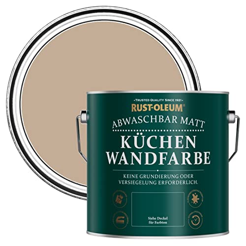 Rust-Oleum Abwaschbare Küchenwandfarbe in mattem Finish -Gesalzenes Karamell 2.5L Rust-Oleum Abwaschbare Küchenwandfarbe in mattem Finish -Gesalzenes Karamell 2.5L von Rust-Oleum
