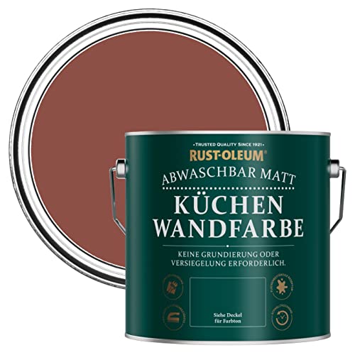 Rust-Oleum Abwaschbare Küchenwandfarbe in mattem Finish -Ziegelrot 2.5L Rust-Oleum Abwaschbare Küchenwandfarbe in mattem Finish -Ziegelrot 2.5L von Rust-Oleum