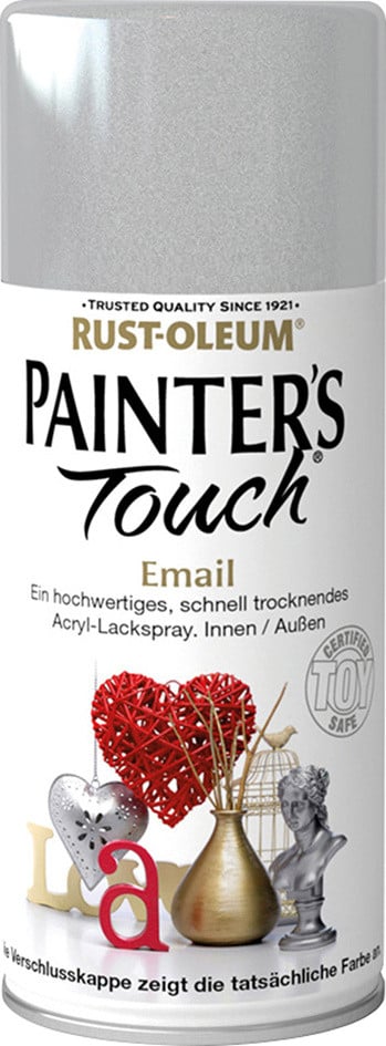 Rust-Oleum Acryl Lackspray 150 ml metallic silber von Rust-Oleum