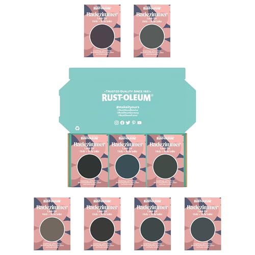 Rust-Oleum Badezimmer Holz und Schränke Testerbox - Stimmungsvolle Dunkeltöne - Matt von Rust-Oleum